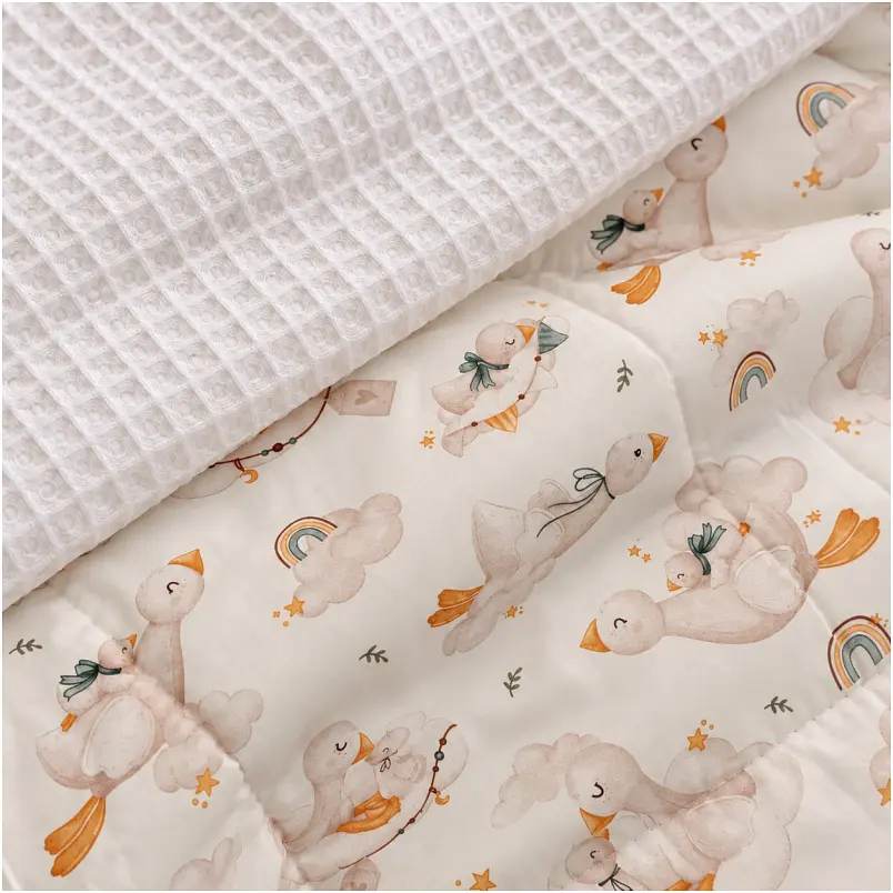 Плед дитячий MirSon Silky Waffle Sleepy ducklings 60х80 см (2200013893196) - фото 2