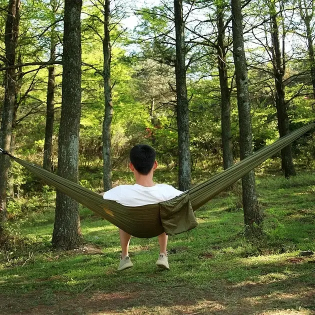 Туристичний гамак із москітною сіткою Hammock With Net ARMY - фото 4