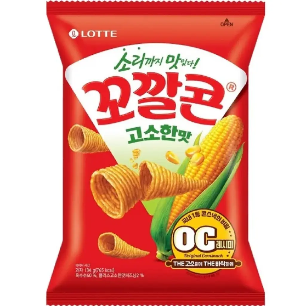 Cнеки Lotte Kokkalcone Original Snack de Maïs 67 г