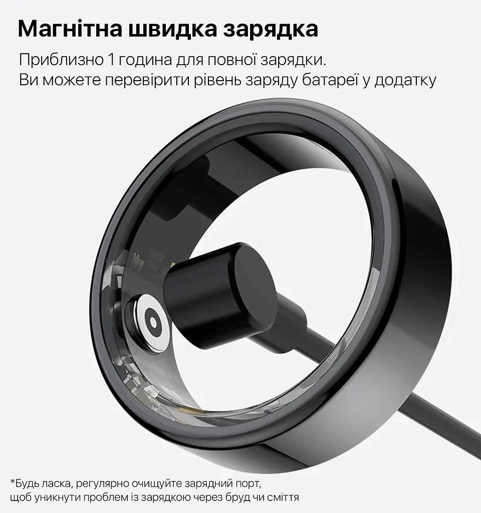 Смарт-кільце Inspire HSR02 10 Black (HSR02-10) - фото 7