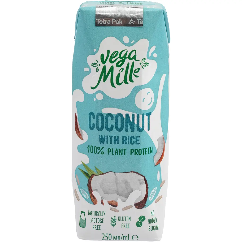 Напій кокосовий Vega Milk з рисом ультрапастеризований 250 мл - фото 6