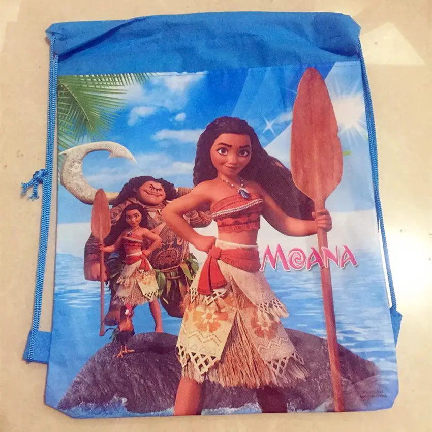 Сумка-рюкзак для взуття Moana (Моана) на шнурках із яскравим принтом - фото 3