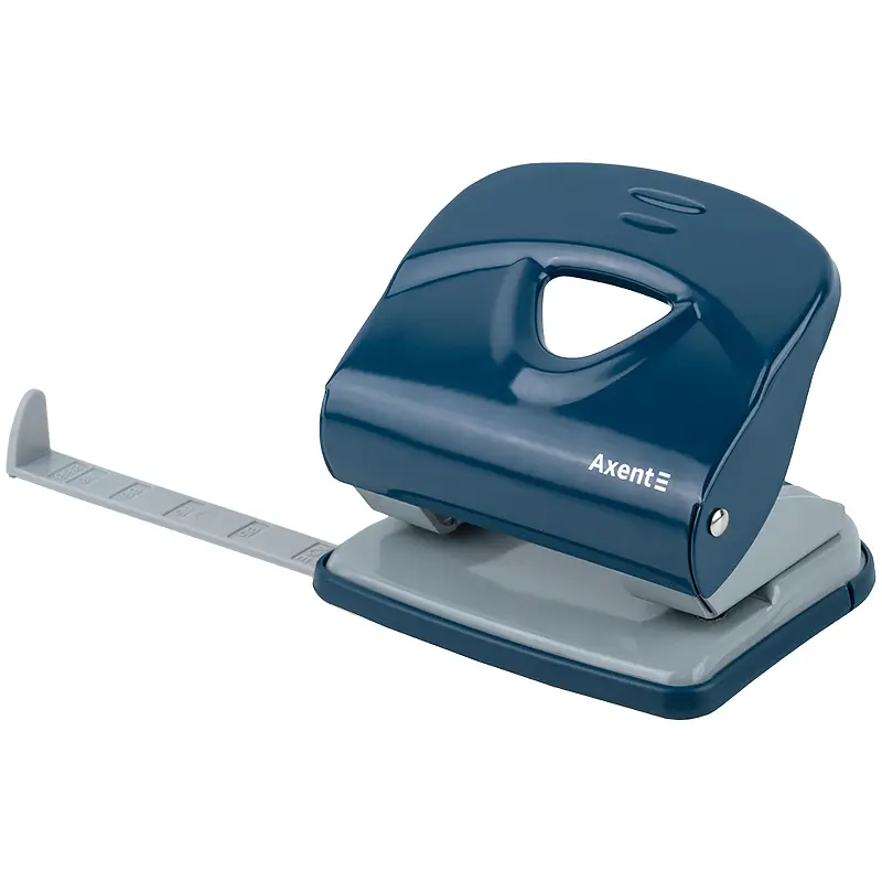 Діркопробивач Axent Exakt-2 Earth colors металевий 30 аркушів синій (3930-29-A) - фото 2