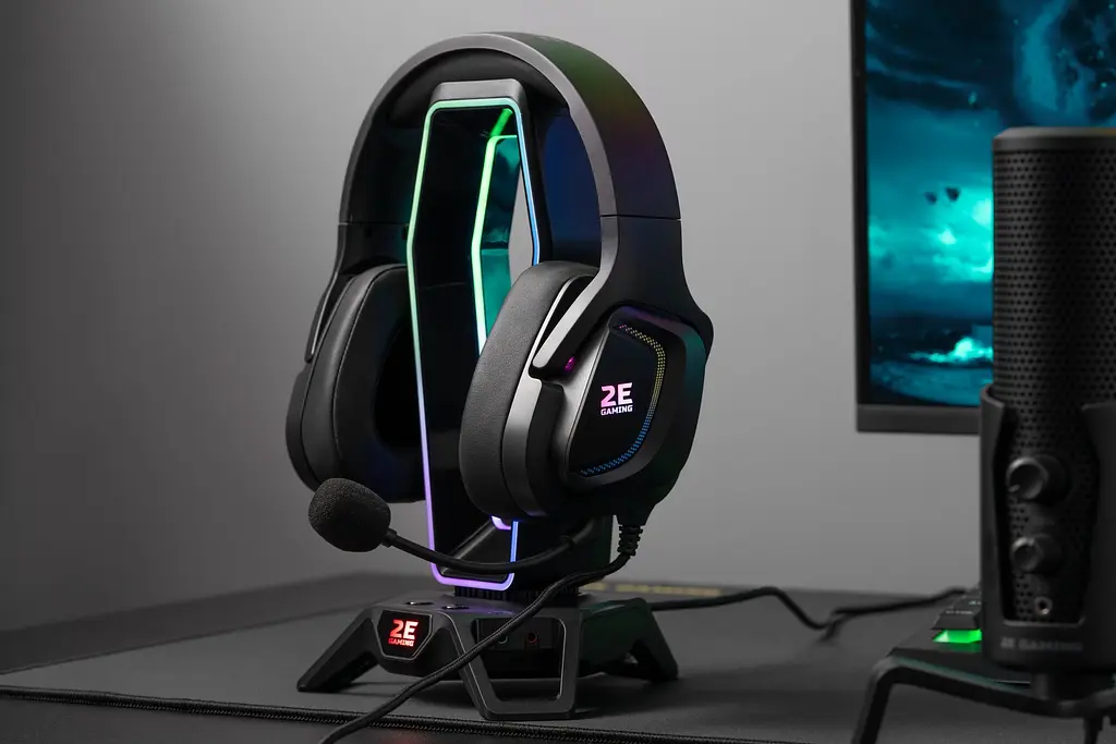 Навушники ігрові з мікрофоном 2E GAMING HG340 USB Black, 7.1, USB-A, RGB, 2 м - фото 2