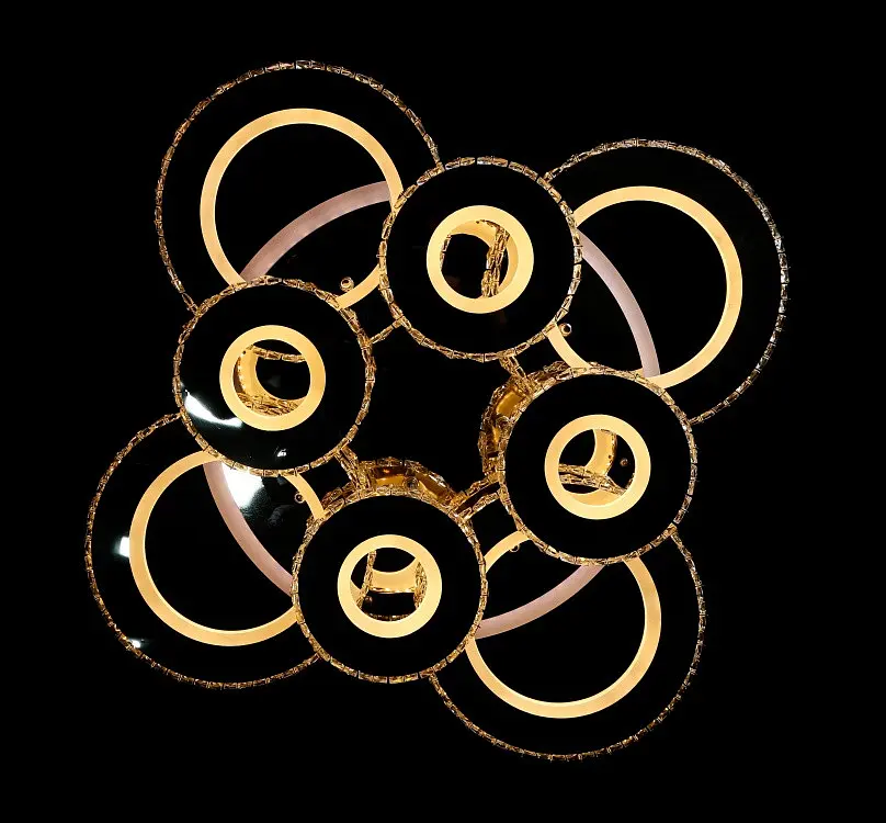 Стельова LED люстра з пультом і нічником Splendid-Ray 30-4027-88 - фото 9