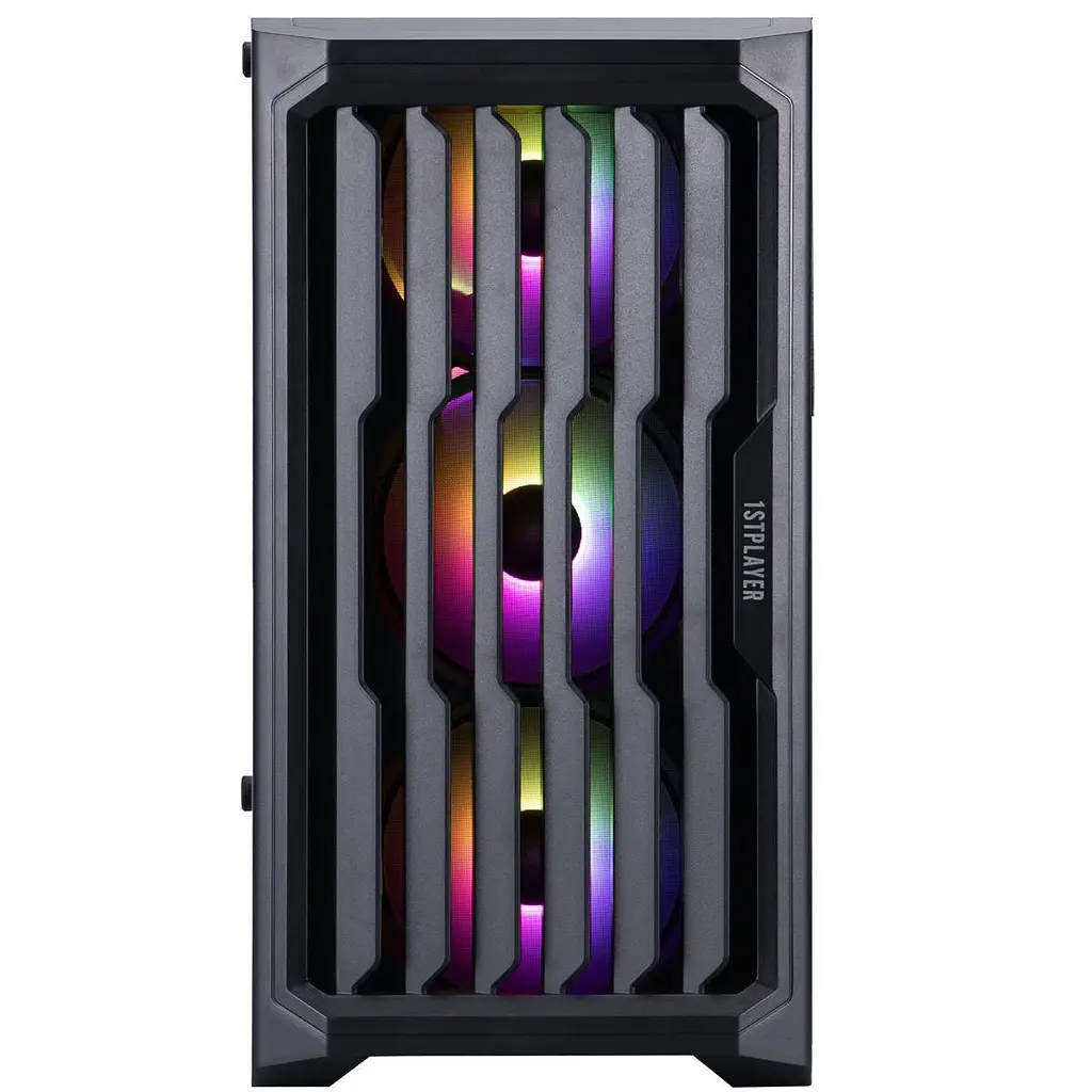 Корпус 1stPlayer H2-BK-4F7 черный без блока питания (H2-BK-4F7) - фото 8