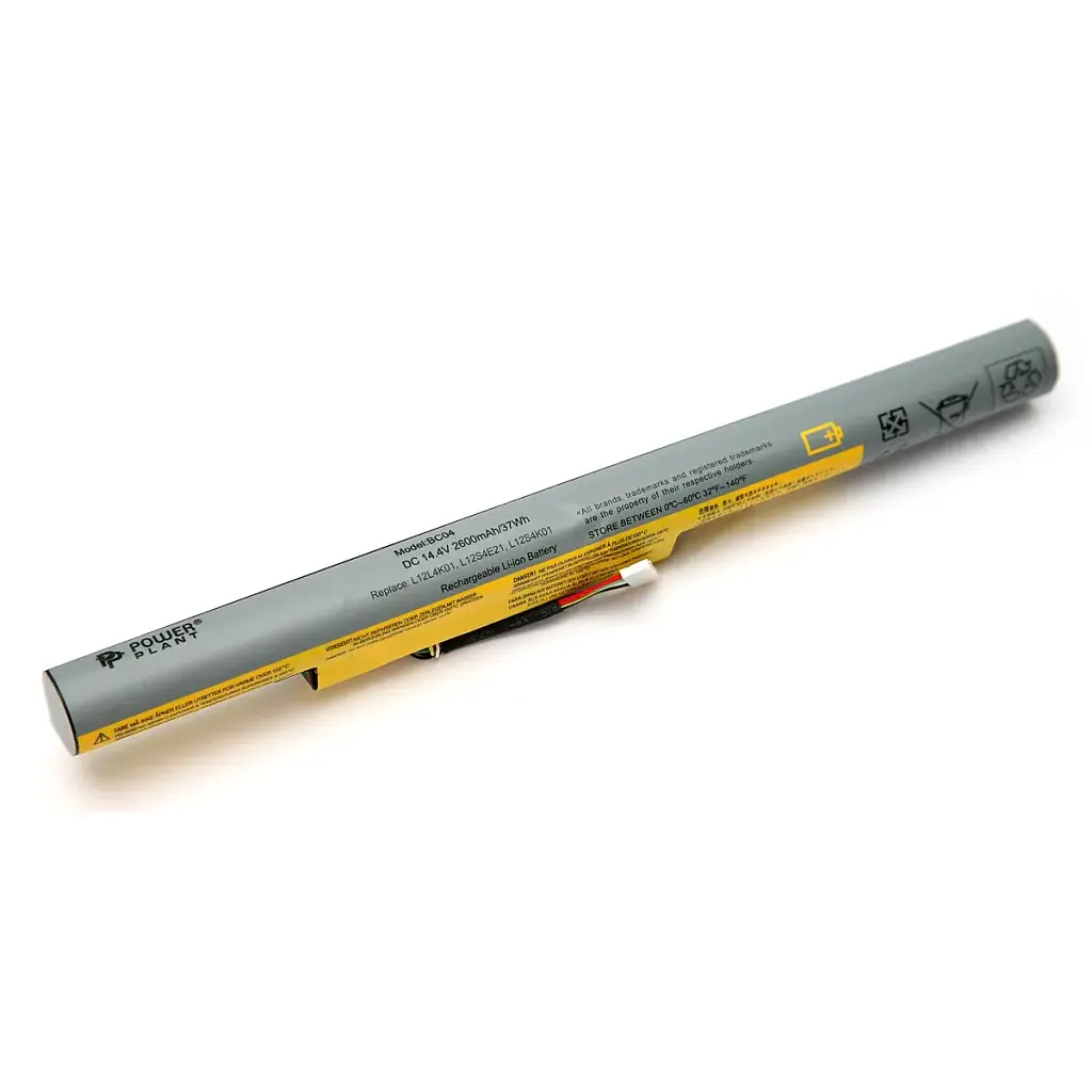 Акумулятор PowerPlant для ноутбуків IBM/LENOVO IdeaPad Z500 (L12L4K01, LOZ500L7) 14.4V 2600mAh (NB00000298) - фото 2