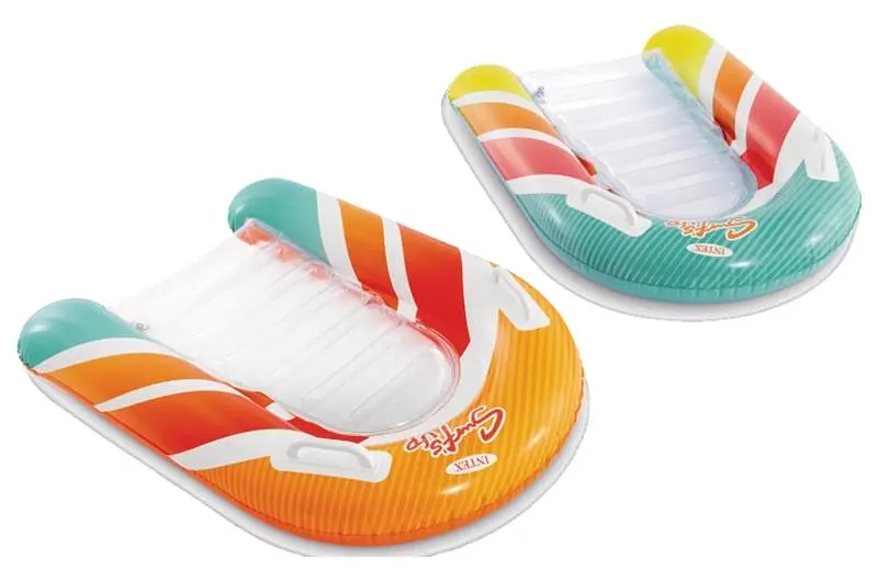 Надувний дитячий плотик для плавання Intex Surf's Up Riders 58172 розмір 79x58x13 см від 6 років до 40 кг - фото 5