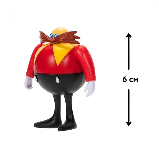 Ігрова фігурка з артикуляцією SONIC THE HEDGEHOG - Класичний Доктор Еггман 6 cm - фото 3