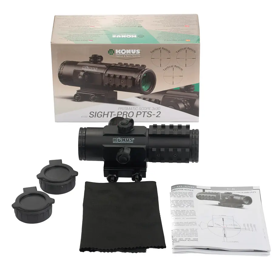 Коліматорний приціл KONUS SIGHT-PRO PTS2 3x30 призматичний - фото 4