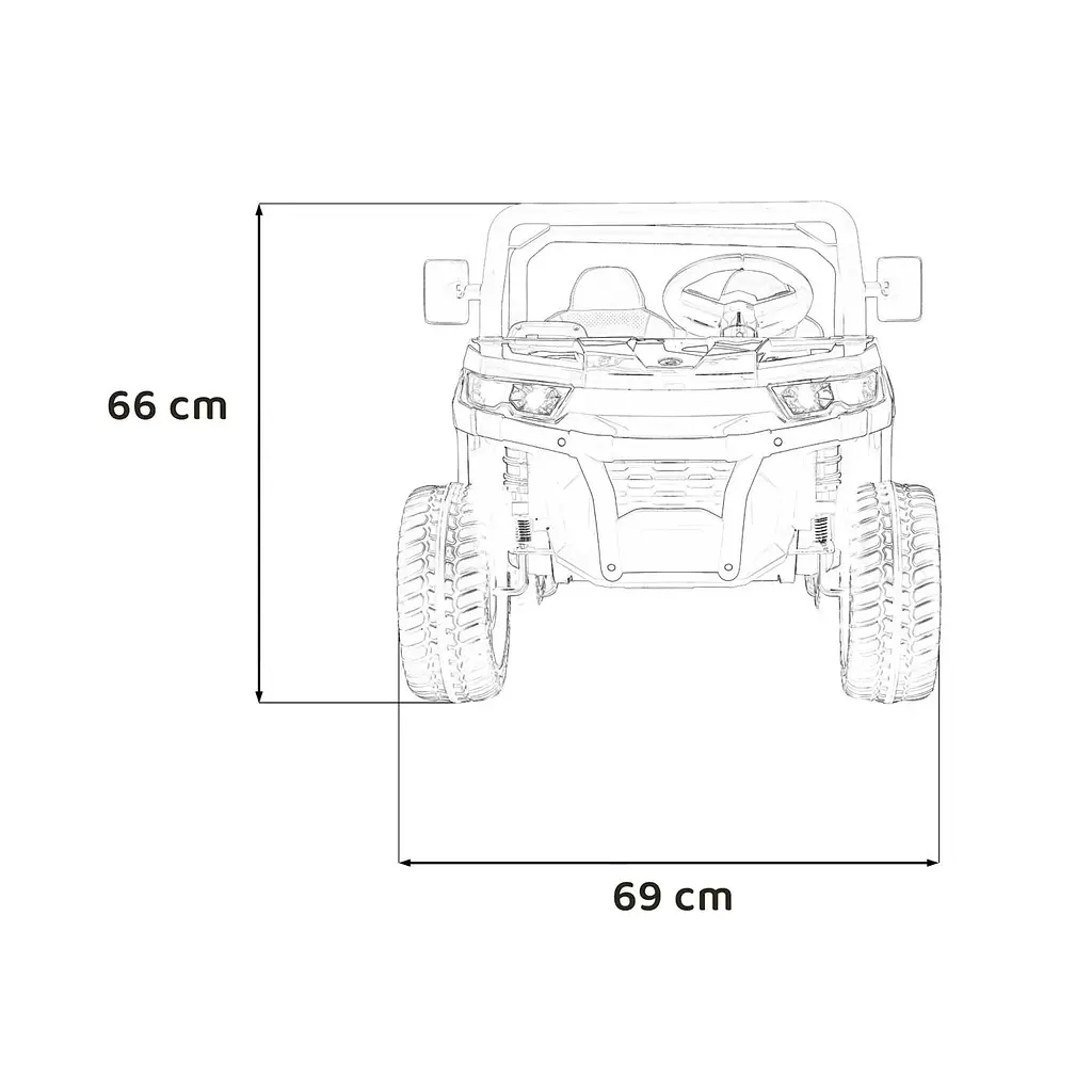 Дитячий електромобіль-вантажівка Ramiz Farmer Truck Speed ​​900 12 В,Blue (PA.XMX-623B.NIE) - фото 2