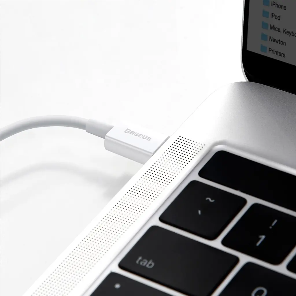 Кабель Baseus Superior Series Fast Charging USB-C to Lightning 20W 2m White (CATLYS-C02) [79371] - фото 9