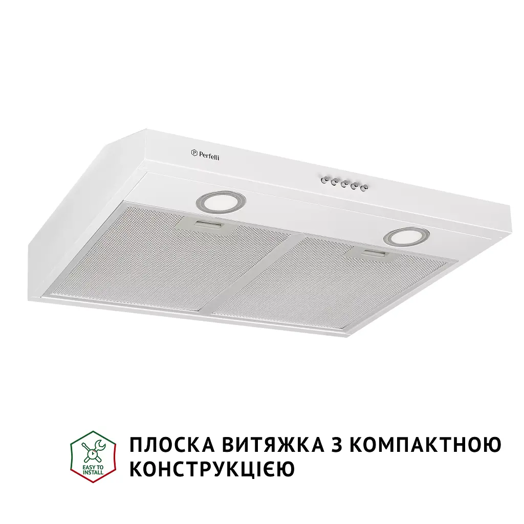 Витяжка плоска Perfelli PL 6002 W LED - фото 2