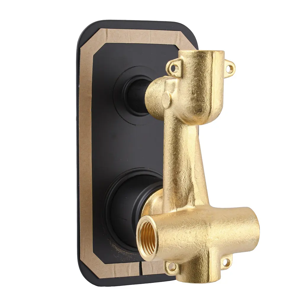 Душова система Topaz Sardinia TSG 08202-V-H20-BL вилив 190мм чорний, Чорний матовий - фото 5