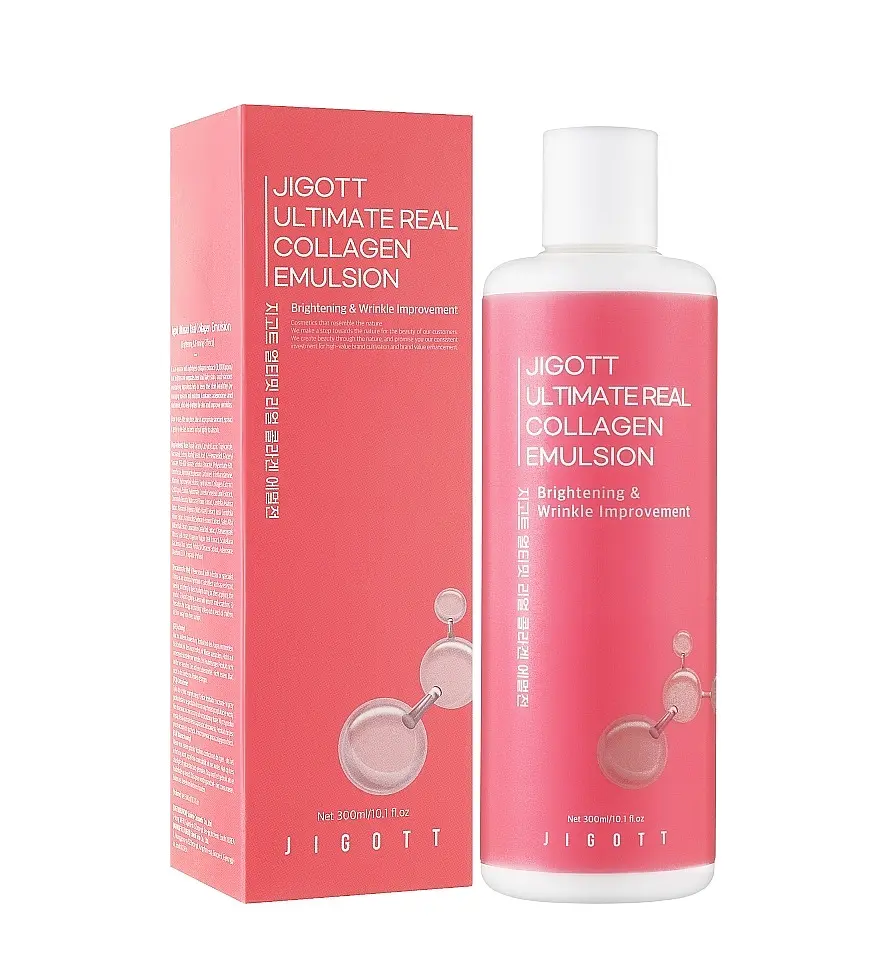 Емульсія для обличчя Колаген Ultimate Real Collagen Emulsion Jigott 300 мл - фото 2
