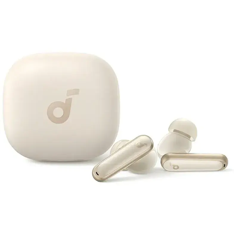 Bluetooth-гарнітура Anker SoundCore P40i Oat White (A3955G21) - фото 4