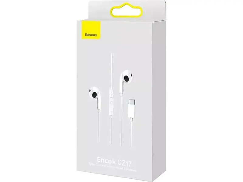 Навушники з мікрофоном BASEUS Encok CZ19 Type-C White (A00182201213-00) - фото 7