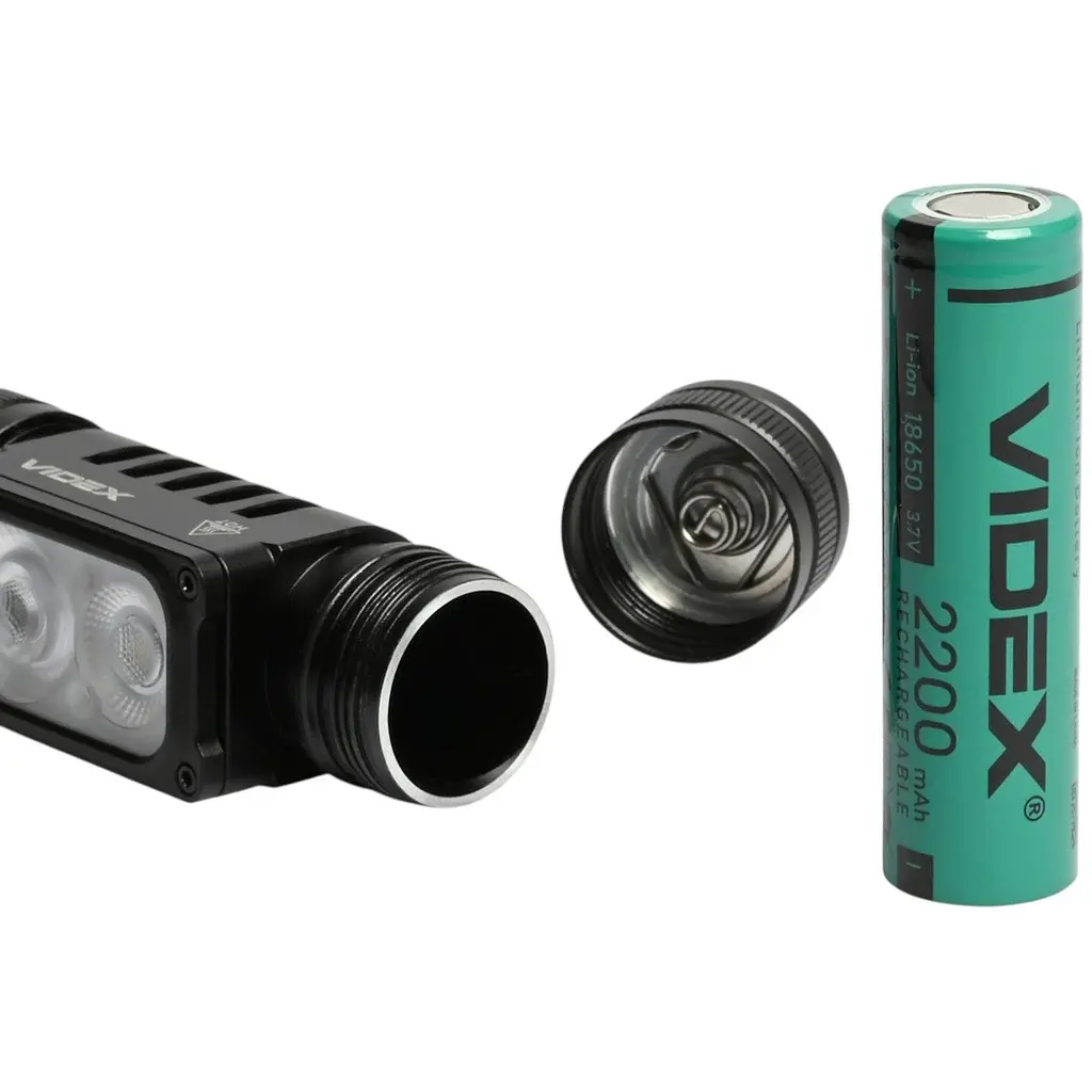Ліхтарик налобний Videx VLF-H066A 2000Lm 5000K світлодіодний (VLF-H066A) - фото 9