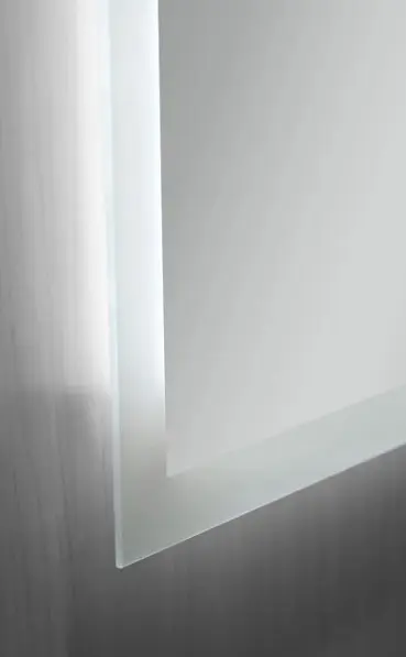 Дзеркало Mixxus FLAT MR04-80x60 з LED Touch, Anti-fog, димером, регулюванням яскравості, годинником (MI6928) - фото 2