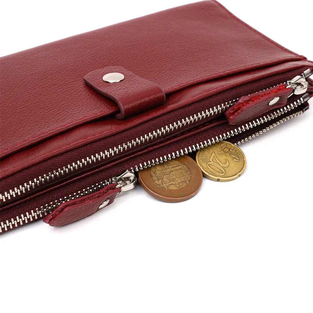 Кожаный женский кошелек ST Leather 9.8х19х1.5 см acs0026960 - фото 6