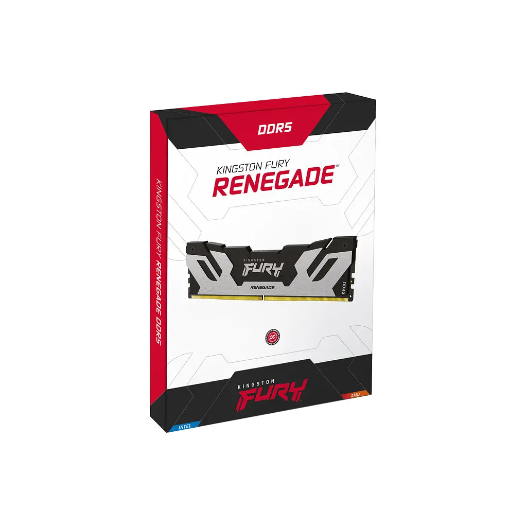 Модуль памяти для компьютера DDR5 96GB (2x48GB) 6000 MHz Renegade Silver XMP Kingston Fury (ex.HyperX) (KF560C32RSK2-96) - фото 5