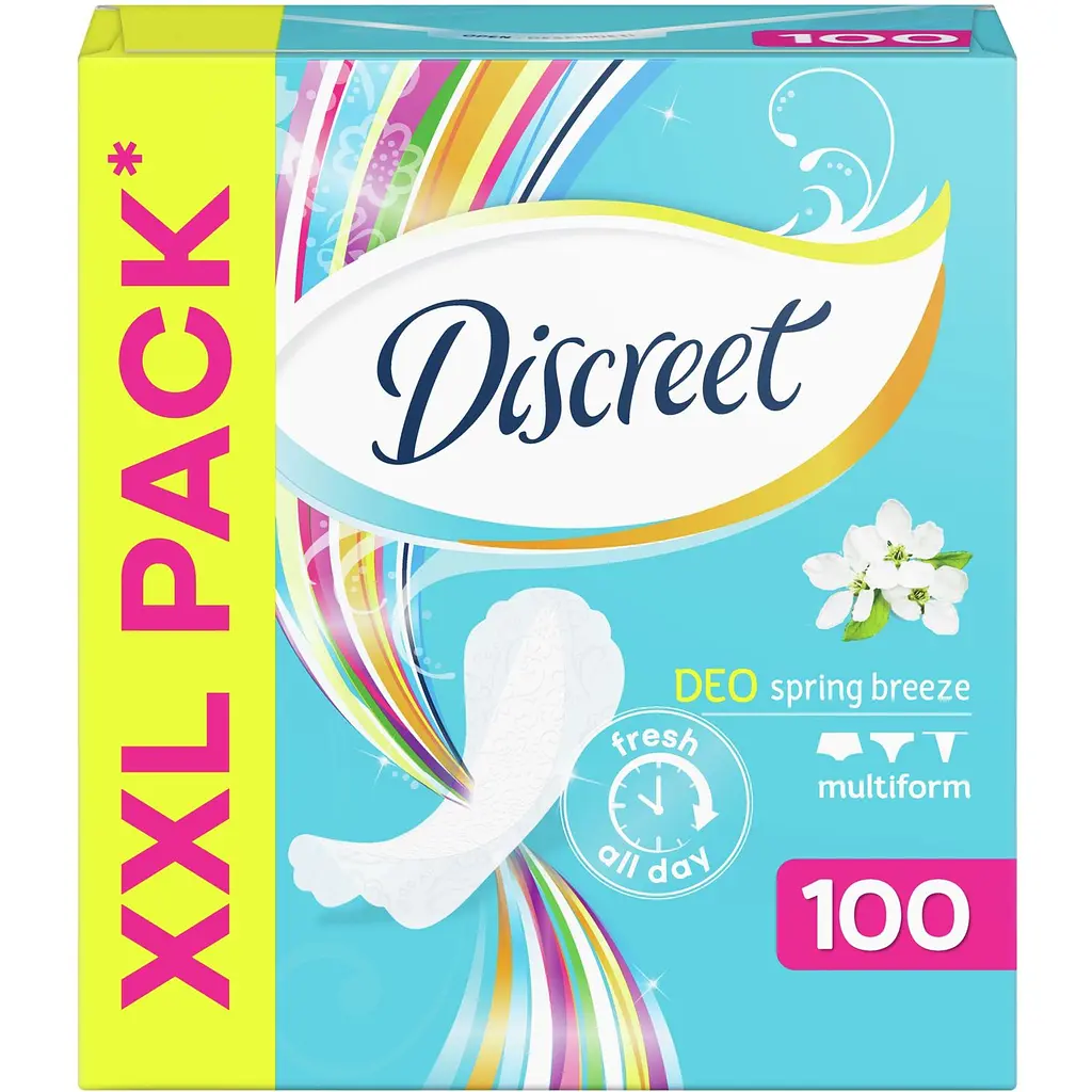 Ежедневные прокладки Discreet Deo Spring Breeze 100 шт. - фото 3