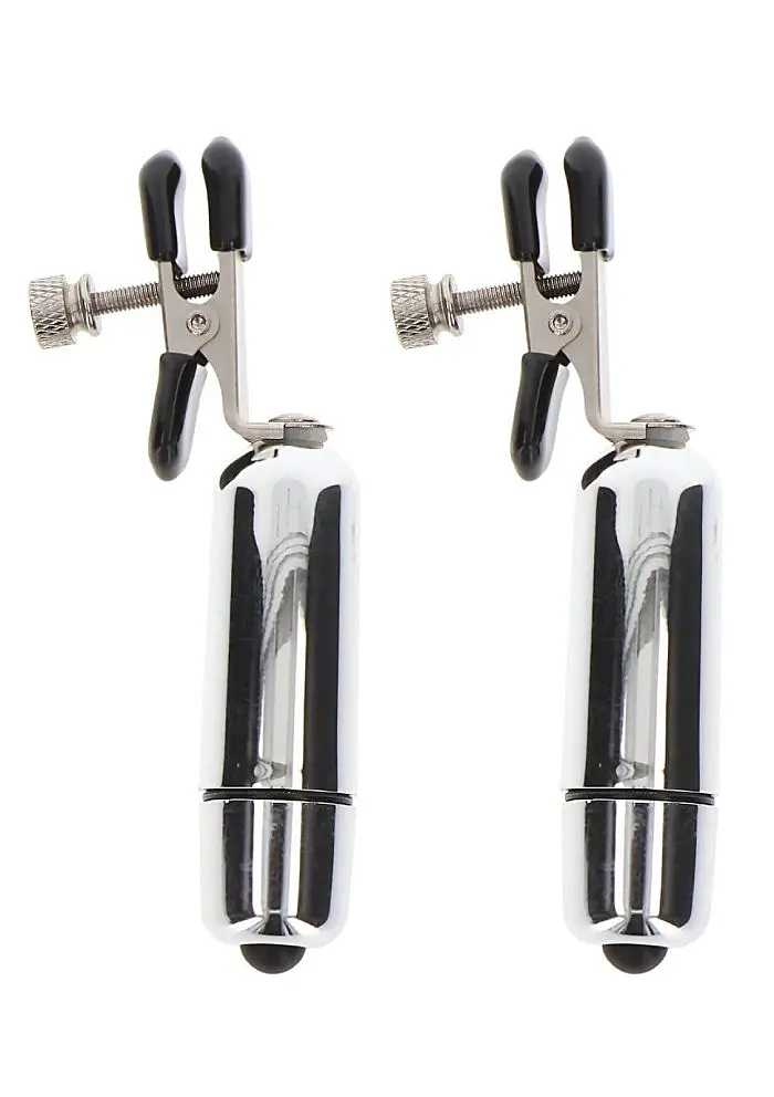 Затискачі на соски Adjustable Vibrating Clamps