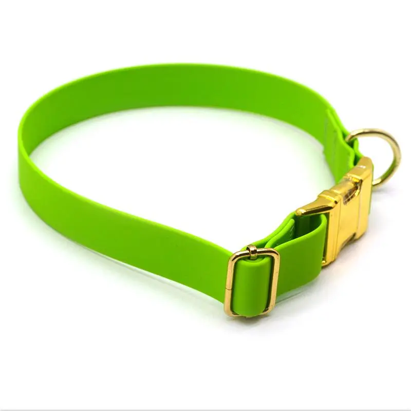 Нашийник для собак Zoo-hunt Колорит біотановий 2,5 см 30-51 см салатовий - фото 2