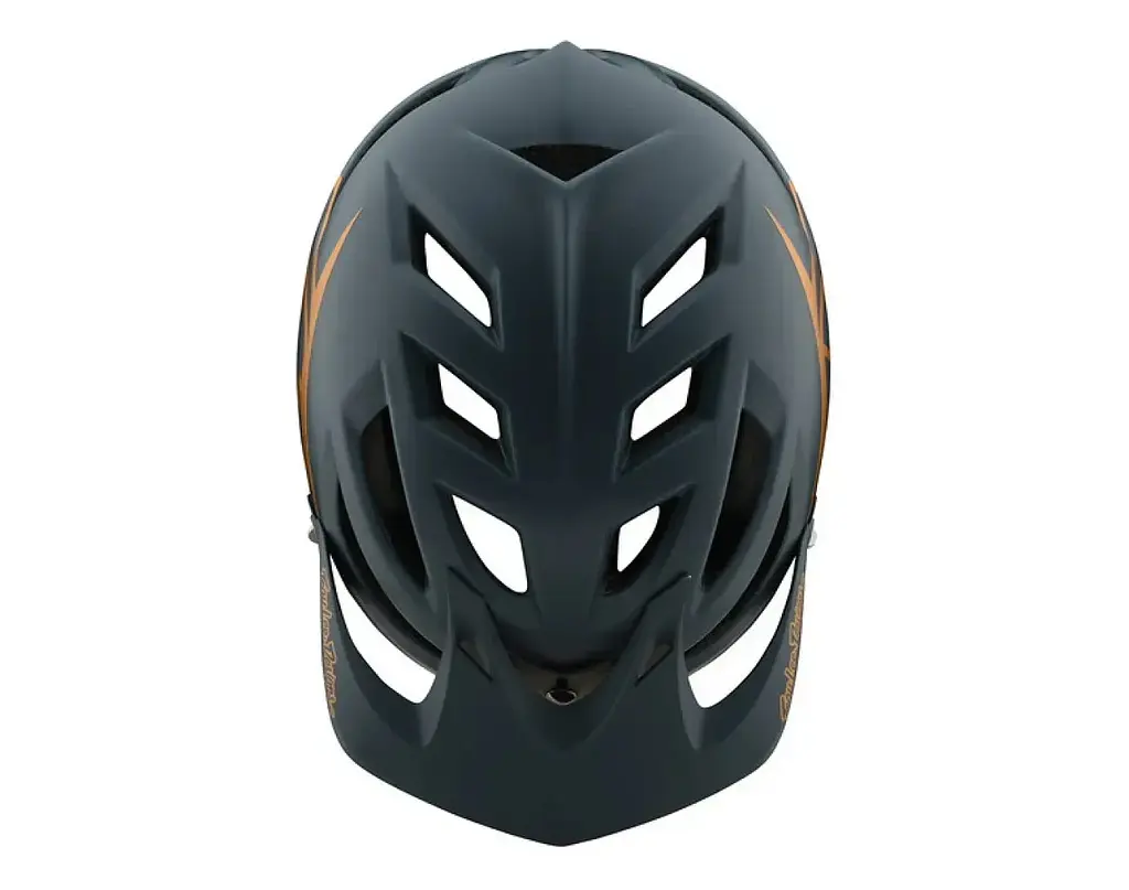 Велошолом Troy Lee Designs A1 Mips Classic Grey/Yellow XS (1106-190111140) - фото 3