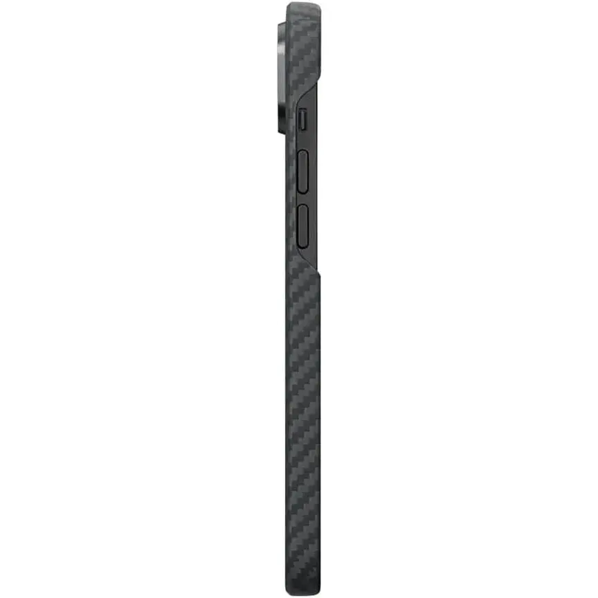Чохол-накладка Pitaka MagEZ Case 3 Twill 1500D Black/Grey для iPhone 14 (KI1401) - фото 4