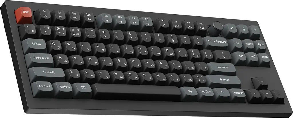 Клавіатура бездротова Keychron V3 Ultra Keychron Red Switch Black RGB (V3U-D1-UA) - фото 3