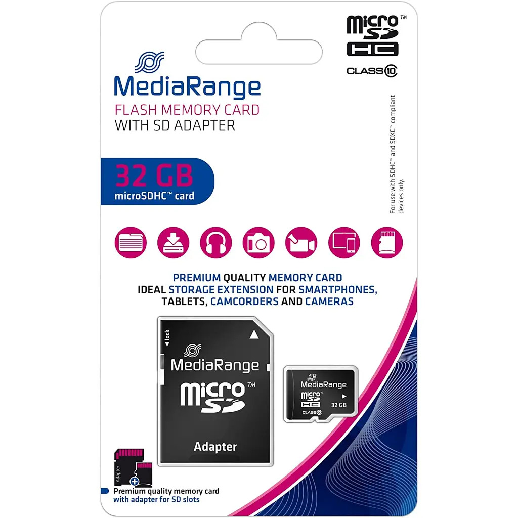 Карта пам'яті Mediarange 32GB microSD class 10 (MR959) - фото 4