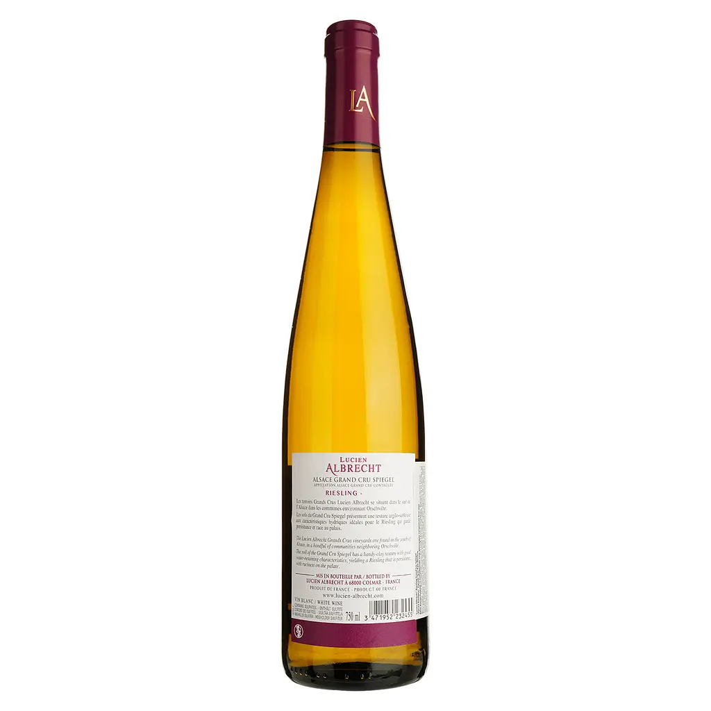 Вино Lucien Albrecht Riesling Grand Cru Spiegel, белое, сухое, 14,5%, 0,75 л - фото 2