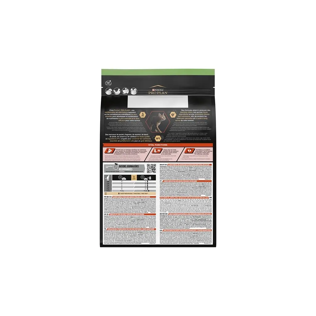 Сухий корм для кішок Purina Pro Plan Sterilised з лососем 400 г (7613036544832) - фото 3