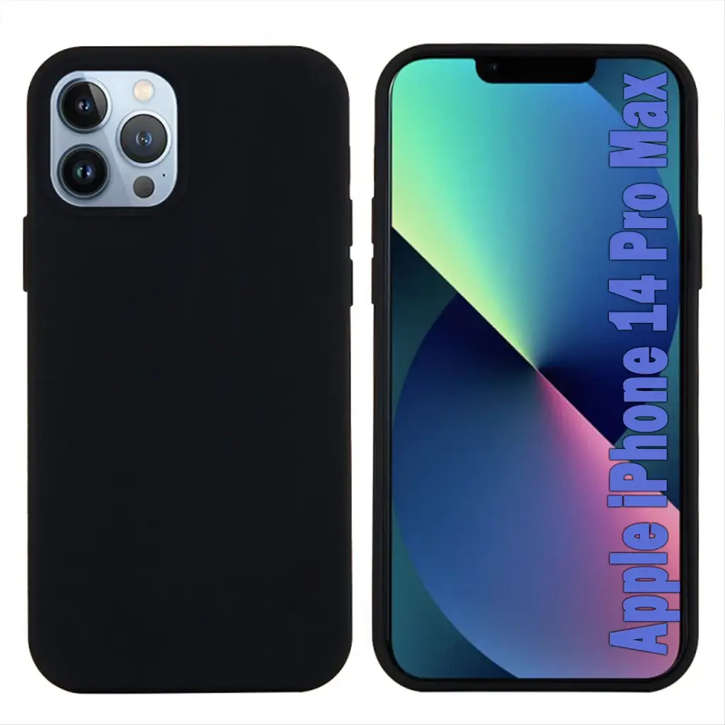 Силіконовий чохол BeCover для Apple iPhone 14 Pro Max Black (708111) - фото 2