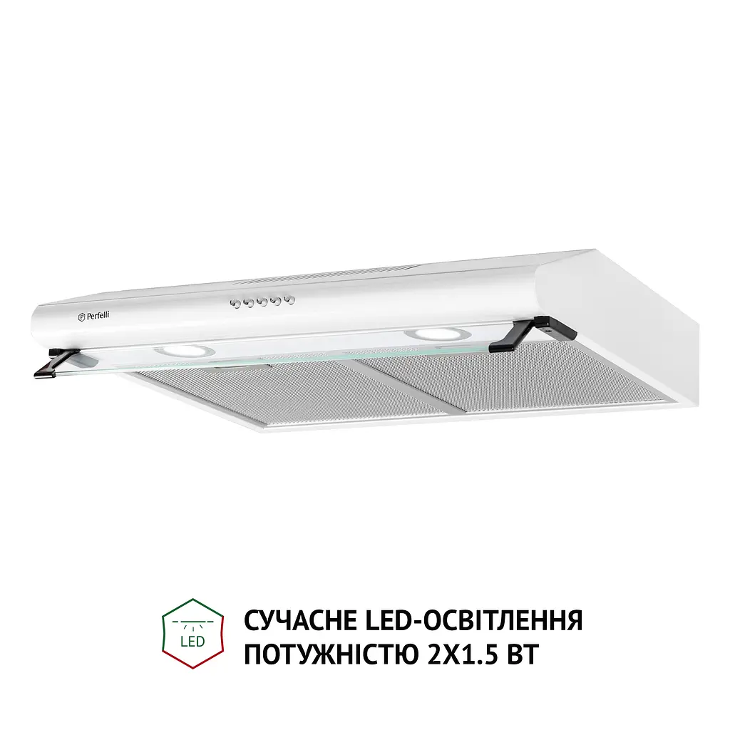 Витяжка плоска PERFELLI PL 6042 W LED - фото 3