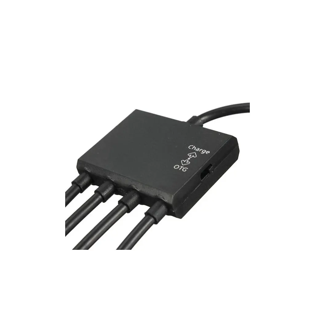 Концентратор Lapara LA-MicroUSB-OTG-HUB black - фото 5