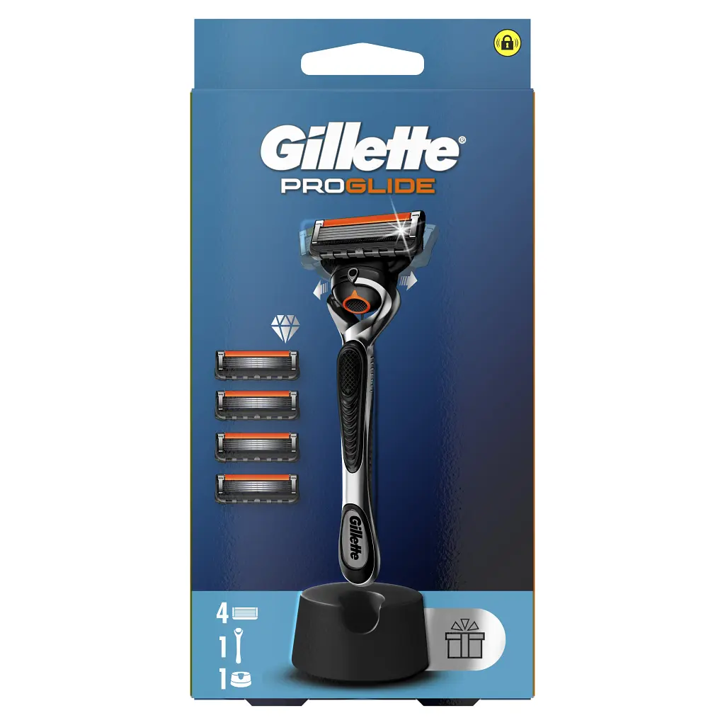 Бритва Gillette Fusion ProGlide з 4 змінними картриджами + Підставка (8700216357227) - фото 2