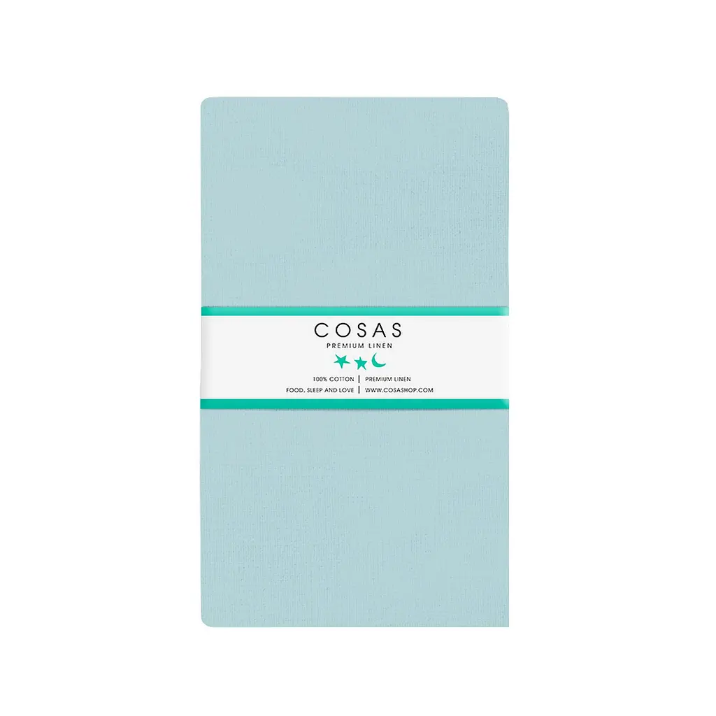 Набір простирадл на резинці Cosas LIGHT BLUE/ZIGZAG 140х200х20 см (Set_LightBlue_ZigBlueGrey_140x200_2) - фото 9