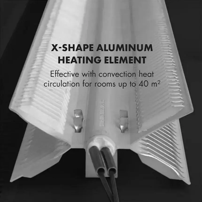 Конвекторный обогреватель Klarstein Hot Spot Slimcurve 2000 Вт (10033017) - фото 2