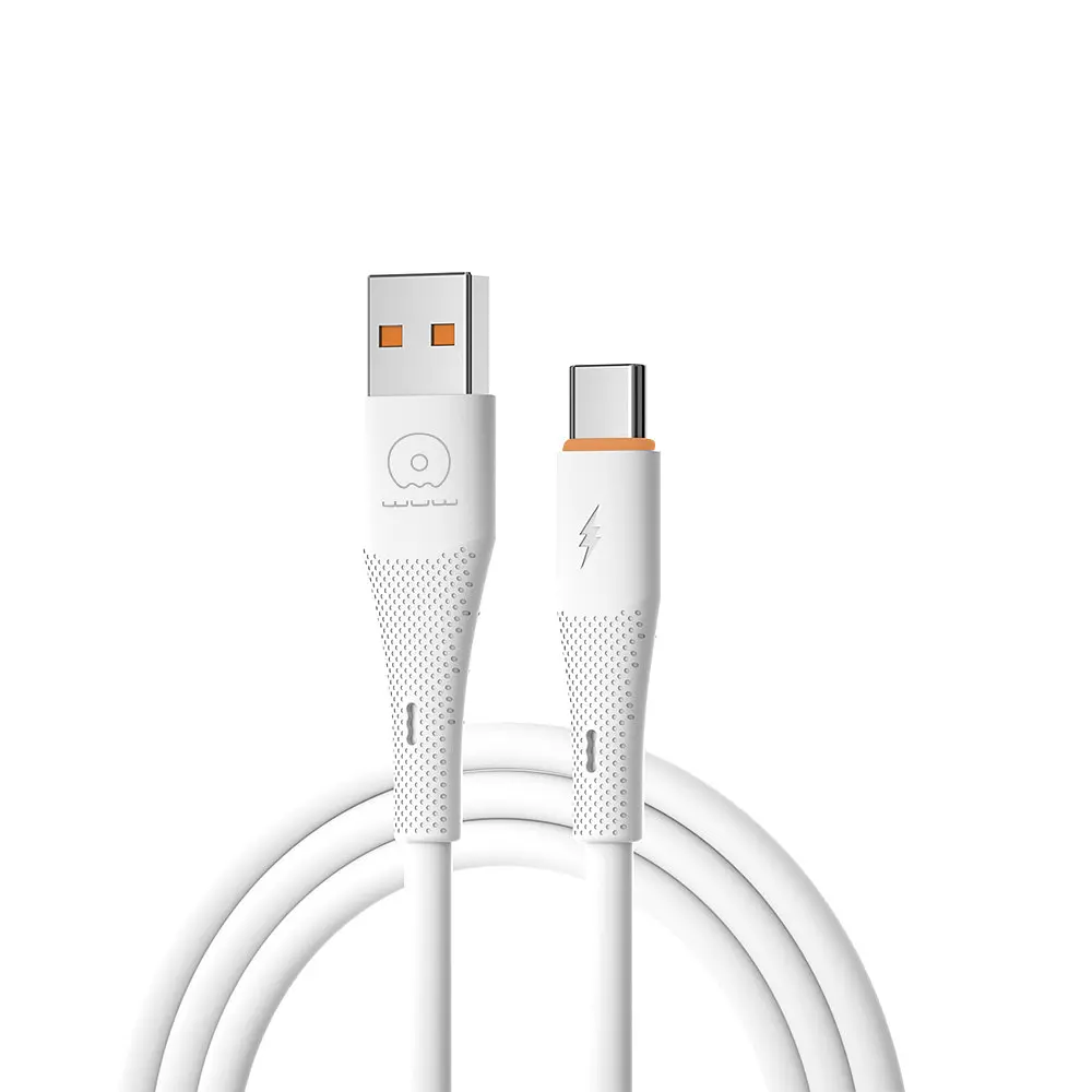Кабель WUW-X224/TPC USB Type-C 2,4А білий