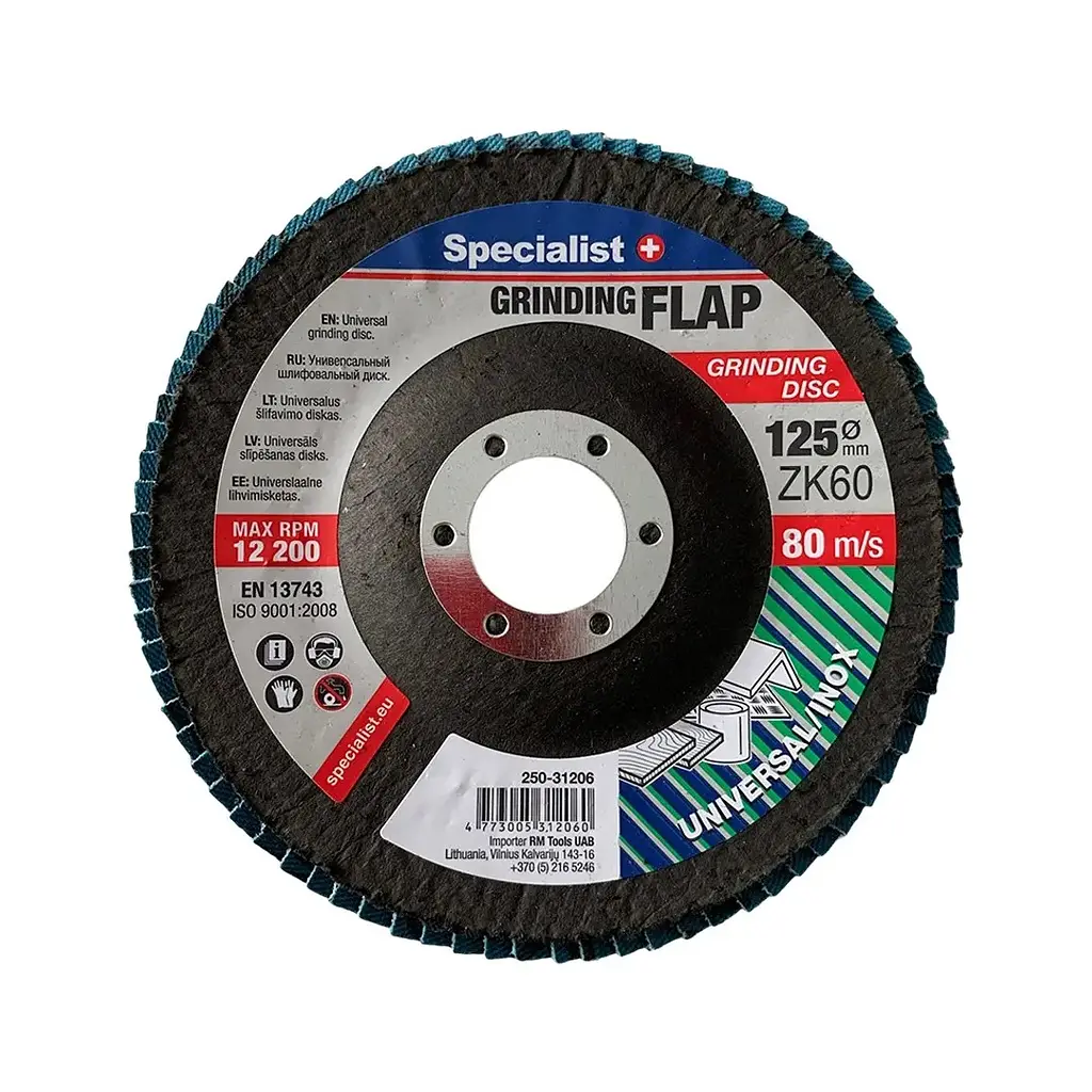 Диск шліфувальний пелюстковий Specialist+ Zirconium 125 ZK60 (250-31206)