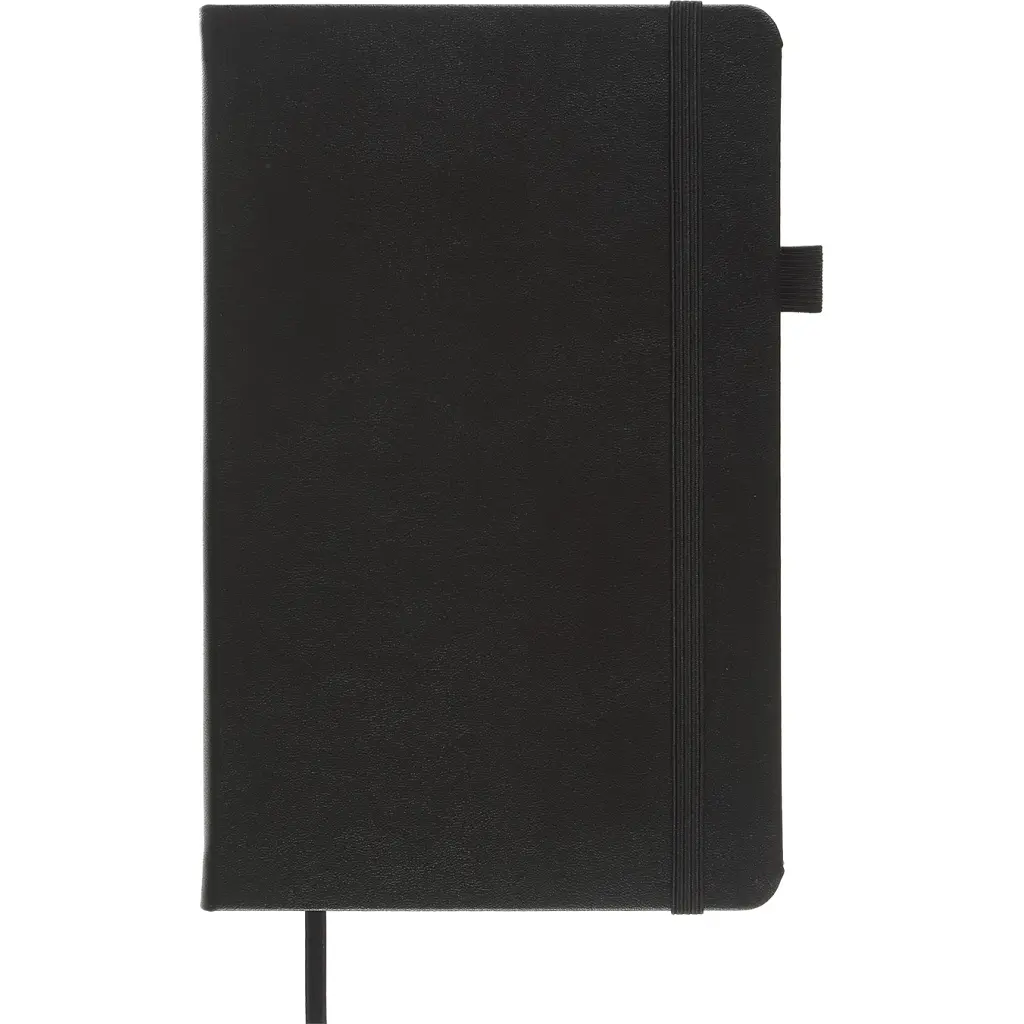 Книга записна Buromax Etalon 125x195 мм 96 аркушів в клітинку обкладинка зі штучної шкіри Чорна (BM.291160-01) - фото 2