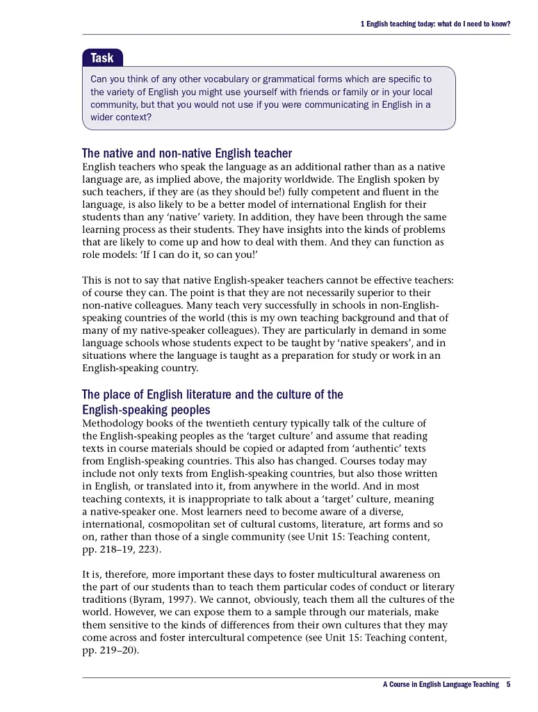 A Course in English Language Teaching - фото 6