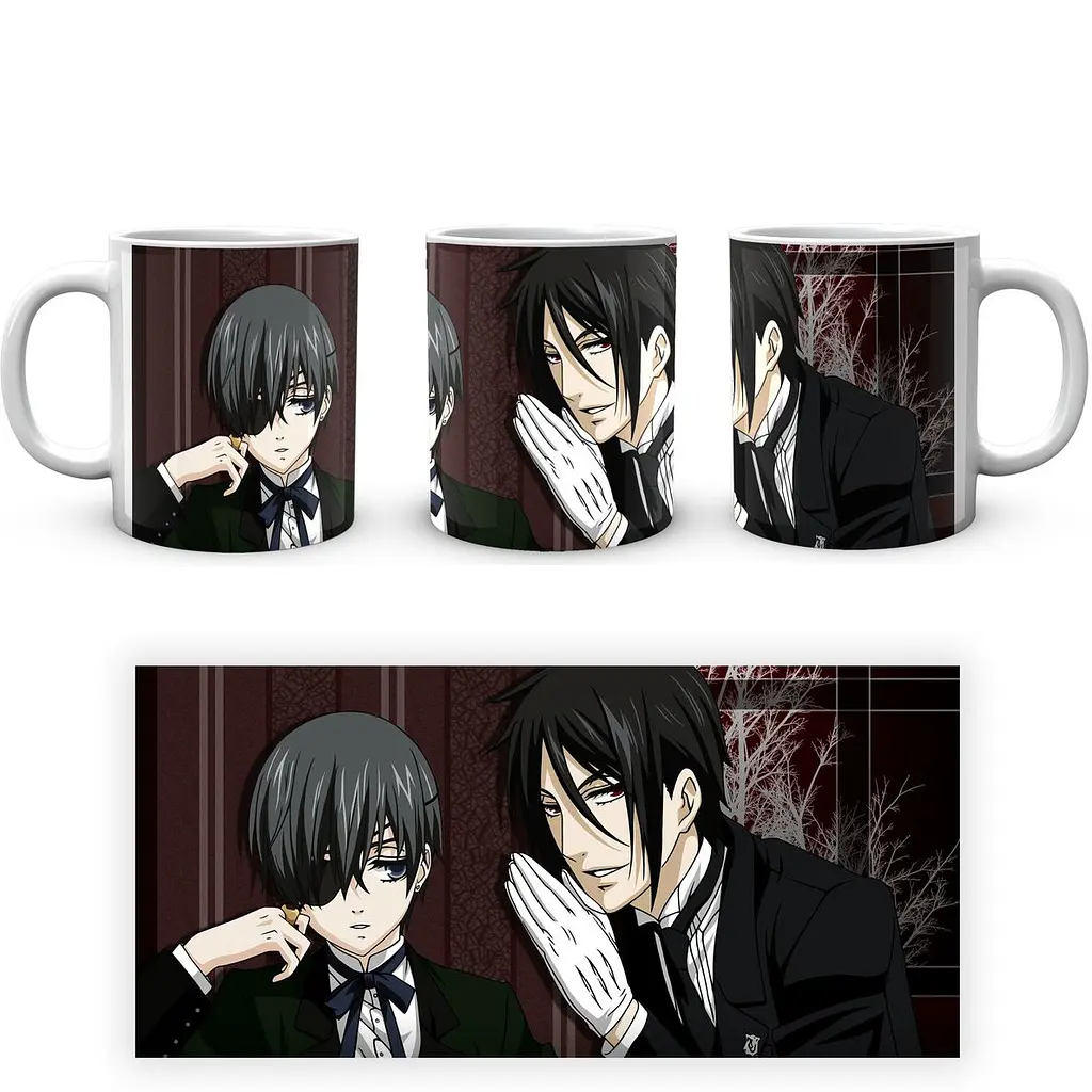 Кухоль GeekLand Black Butler Темний дворецкий Себастьян Сіель BLCKB 19 330 мл білий - фото 4