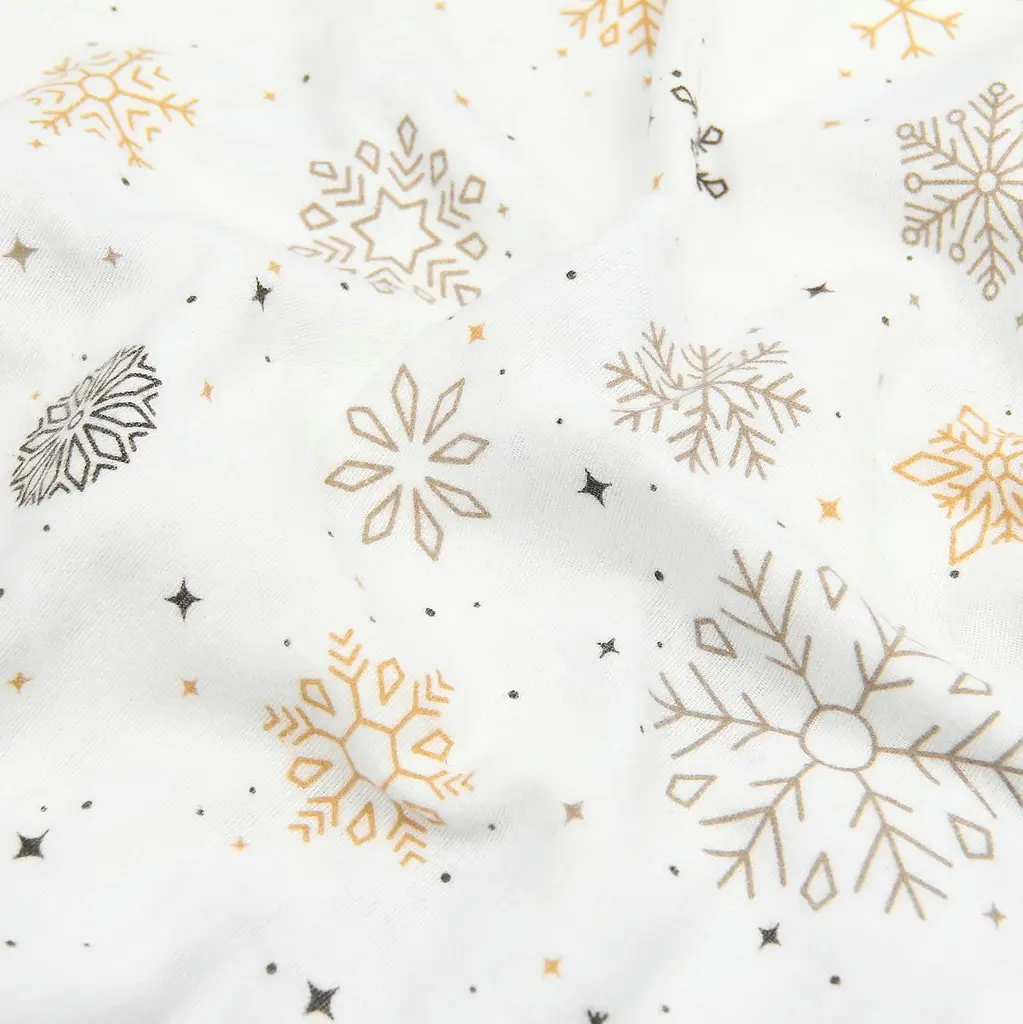 Дитяча постільна білизна фланель в ліжечко SNOWFLAKES CS11 COSAS (4822052480564) - фото 8