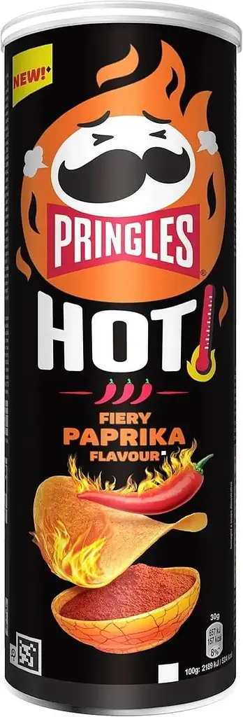 Чипси Pringles Hot Fiery Paprika 160 г