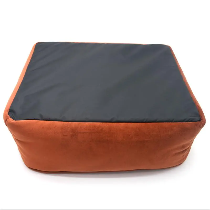 Лежак для собак и кошек Zoo-hunt Пандора двухсторонний коричневый №1 40х50х19 см - фото 4