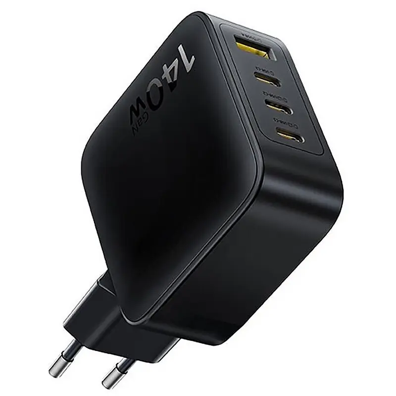 МЗП Baseus EnerFill FH11 PD140W+QC3.0 (1USB-A/3C) (E0121J) Cosmic Black - фото 2