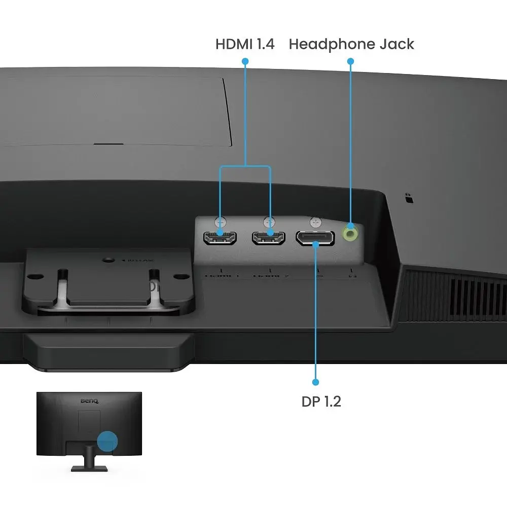 Монітор TFT 27" BenQ GW2790, IPS, 100Hz, 2xHDMI, DP, колонки, чорний (9H.LLTLJ.LBE) - фото 2